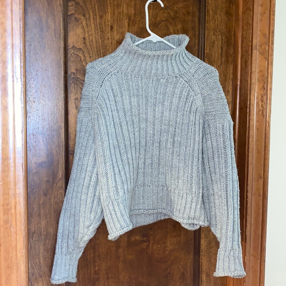 Gray sweater
